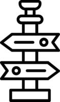 Guidance Line Icon Design vector