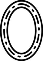 Frame Line Icon Design vector