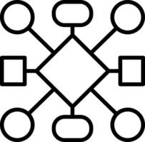 Connection Line Icon Design vector