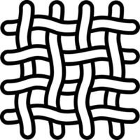 Textiles Line Icon Design vector