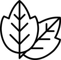 Foliage Line Icon Design vector