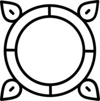 Frame Line Icon Design vector