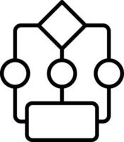 Organize Line Icon Design vector