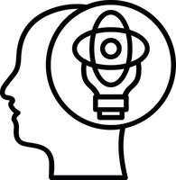 Science Line Icon Design vector