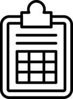 Board Line Icon Design vector