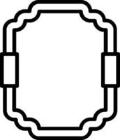 Frame Line Icon Design vector