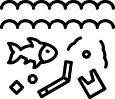 Pollution Line Icon Design vector