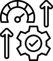 Development Line Icon Design vector