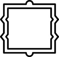 Frame Line Icon Design vector