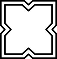 Frame Line Icon Design vector
