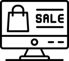 Sales Pipeline Line Icon Design vector