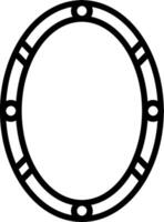 Frame Line Icon Design vector