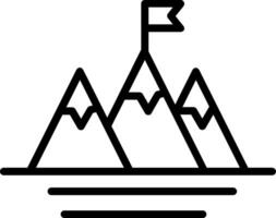 Conquer Line Icon Design vector