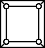 Frame Line Icon Design vector