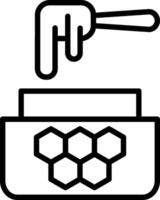Wax Line Icon Design vector