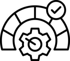 Testing Line Icon Design vector