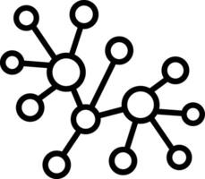 Connection Line Icon Design vector