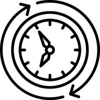 Queue Line Icon Design vector