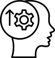 Productive Line Icon Design vector