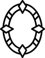 Frame Line Icon Design vector