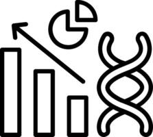 Graph Line Icon Design vector