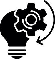 Development Glyph Icon Design vector