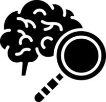 Neurology Glyph Icon Design vector