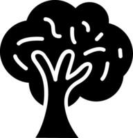 Tree Glyph Icon Design vector