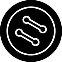 Button Glyph Icon Design vector