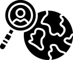 Human Resources Glyph Icon Design vector