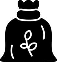 Sack Glyph Icon Design vector