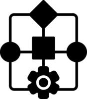 Structure Glyph Icon Design vector