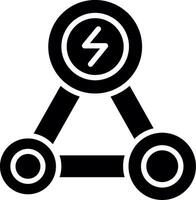 Hybrid Solution Glyph Icon Design vector