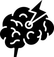 Stroke Glyph Icon Design vector