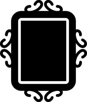 Frame Glyph Icon Design
