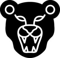 Puma Glyph Icon Design vector