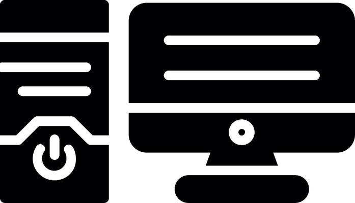 Computer Glyph Icon Design