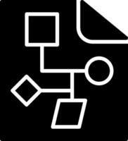 File Glyph Icon Design Glyph Icon Design vector