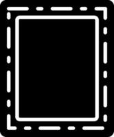 Frame Glyph Icon Design vector