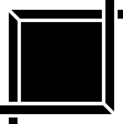 Frame Glyph Icon Design