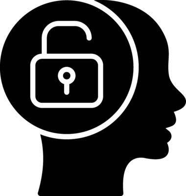 Open Mind Glyph Icon Design