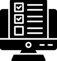 OnGlyph Test Glyph Icon Design vector