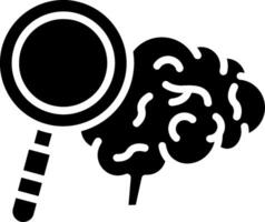 Find Problems Glyph Icon Design vector