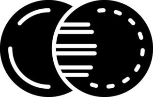 Transparency Glyph Icon Design vector