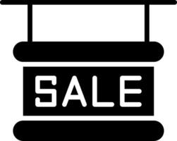 Sale Glyph Icon Design vector