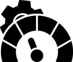 Indicator Glyph Icon Design vector