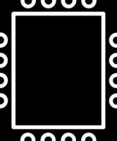 Frame Glyph Icon Design vector
