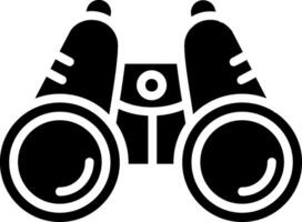Binoculars Glyph Icon Design vector