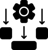 Scheme Glyph Icon Design vector