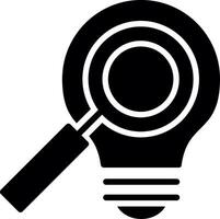 Explanation Glyph Icon Design vector